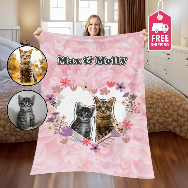 Custom Pet Blankets – Personalized Love Gift on Valentine Day