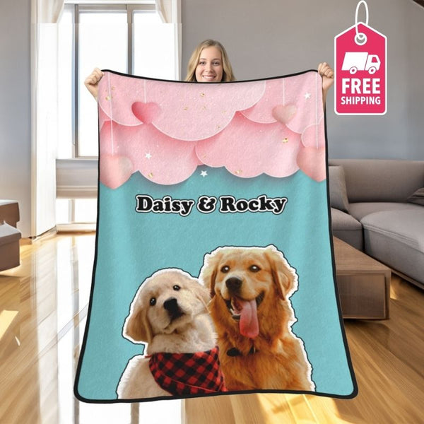 Custom Pet Blanket with Name – Perfect Pet Love