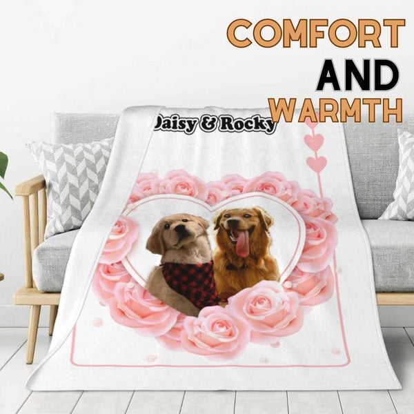 Custom Pet Blankets – Personalized Love Gift with Furry Friend