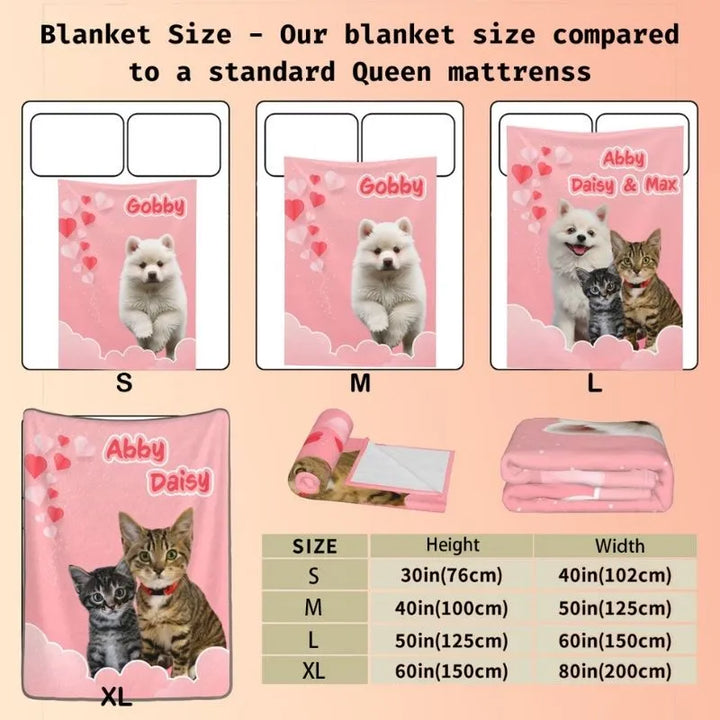 Blankets sizes chart