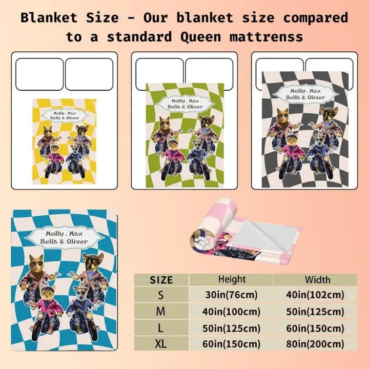 Blankets sizes chart