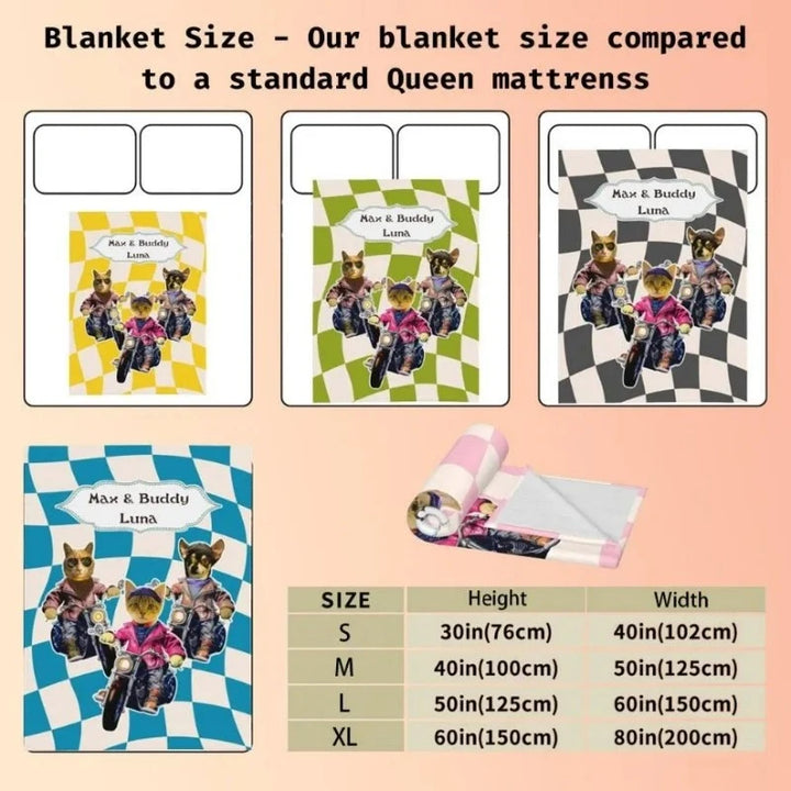 Blankets sizes chart