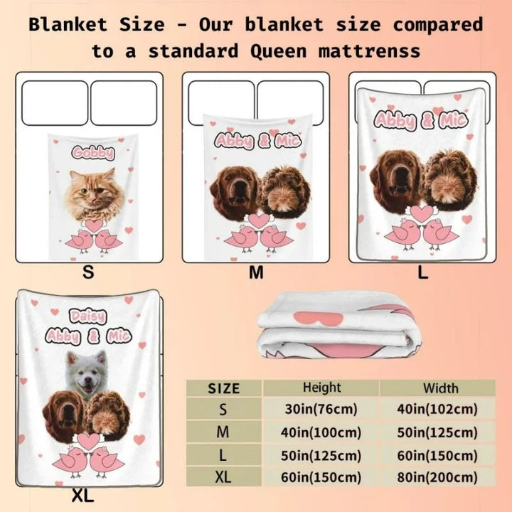 Blankets sizes chart