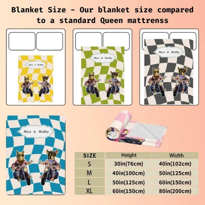 Blankets sizes chart