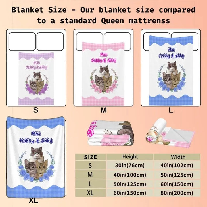 Blankets sizes chart