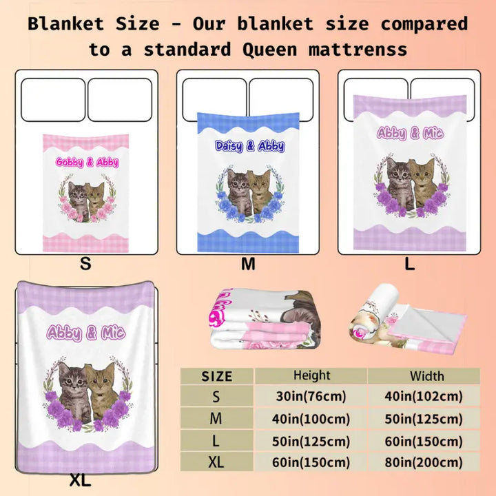 Blankets sizes chart