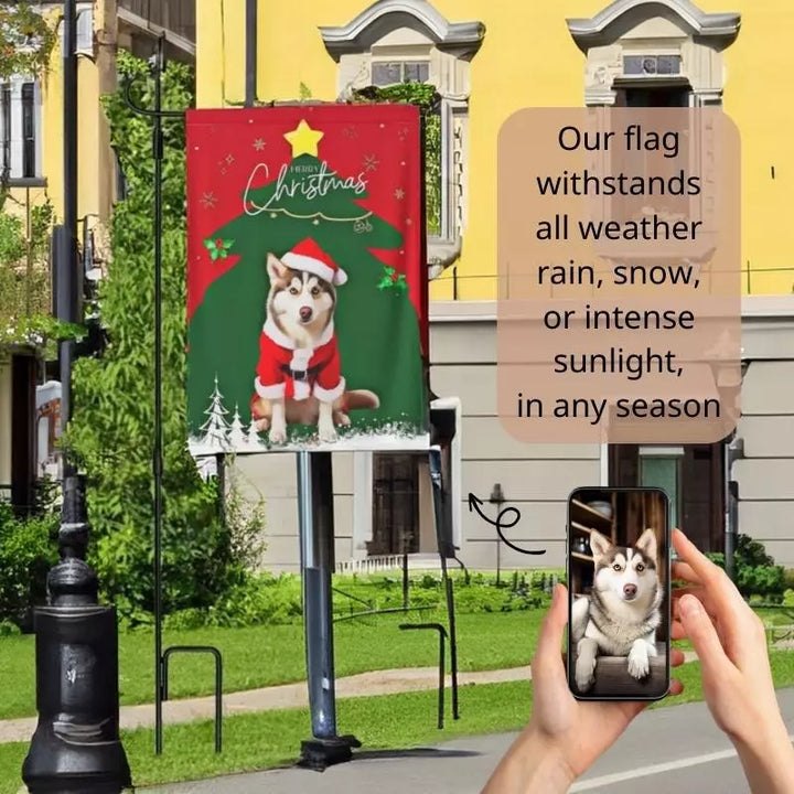 Christmas Garden flags