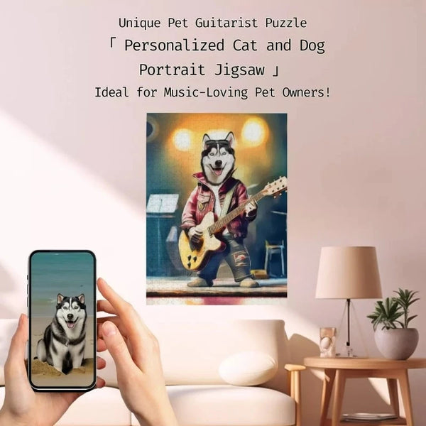 Custom Pet Portrait Puzzle