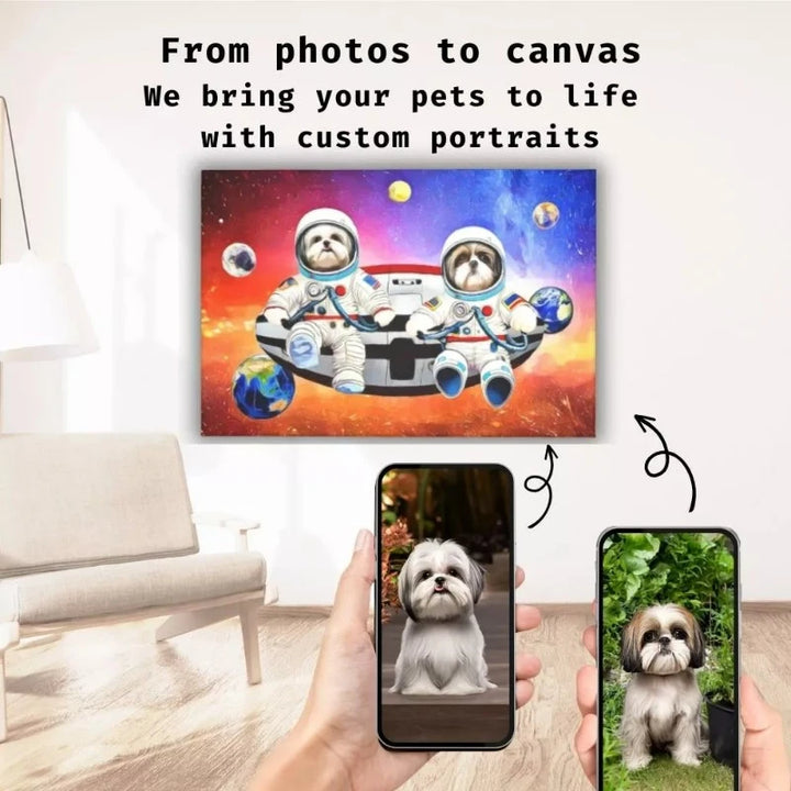 Astro-Pets Digital Draw portraits