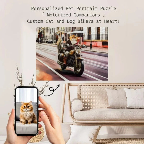 Motorcycle Pet Puzzle