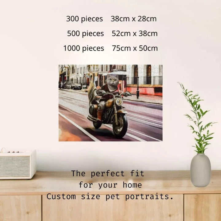 Motorcycle Pet Puzzle