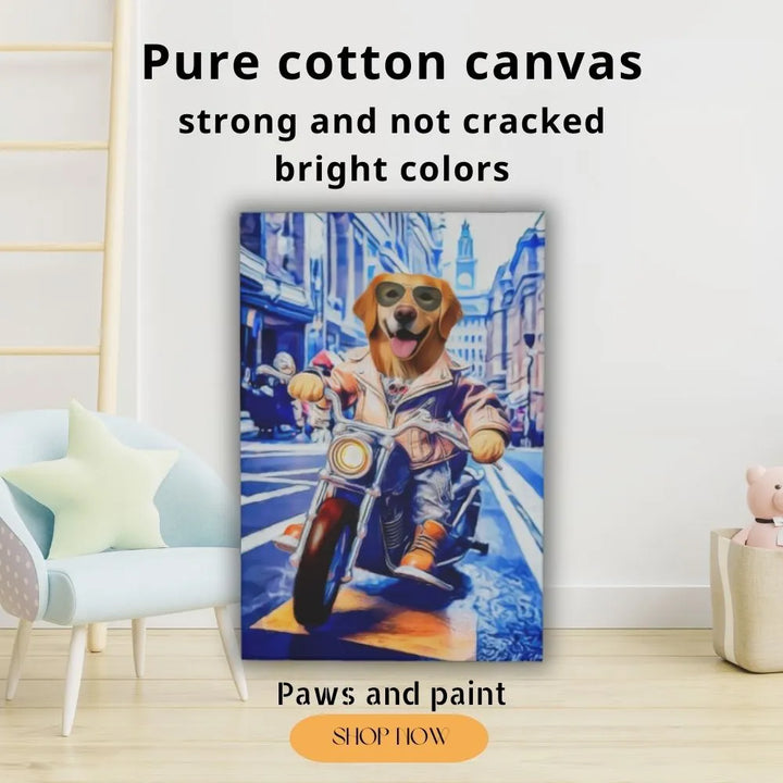 Personalized Pet Art Canvas