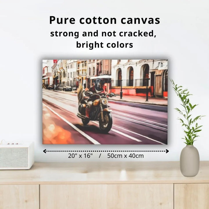 canvas size chart on wall