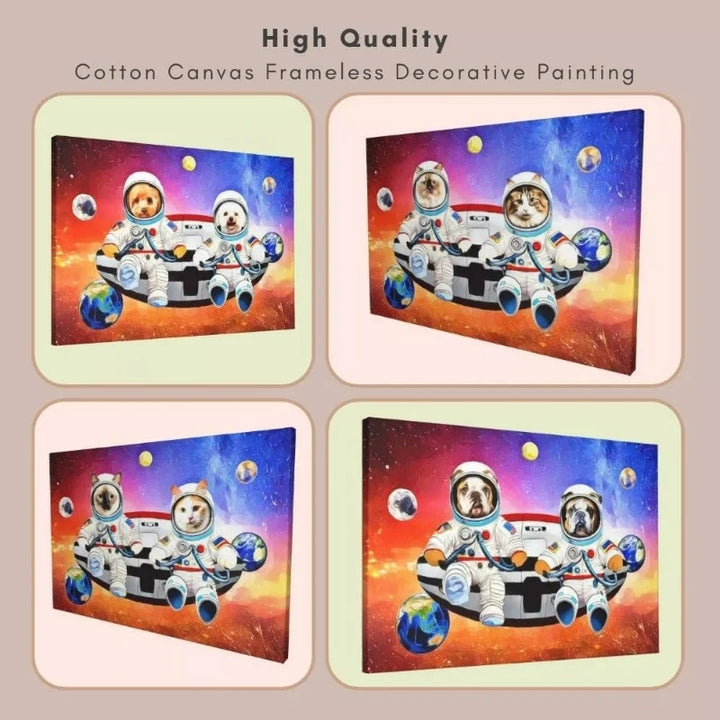 Astro-Pets gallery wrapped canvas