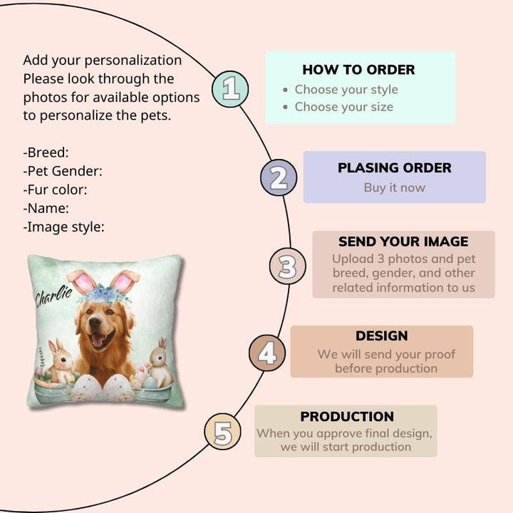 A step-by-step guide to creating a custom-made pillow with pet face. Showcase your furry friend with a soft, cozy, high-quality pillow design. Perfect for pet lovers and unique gifts.