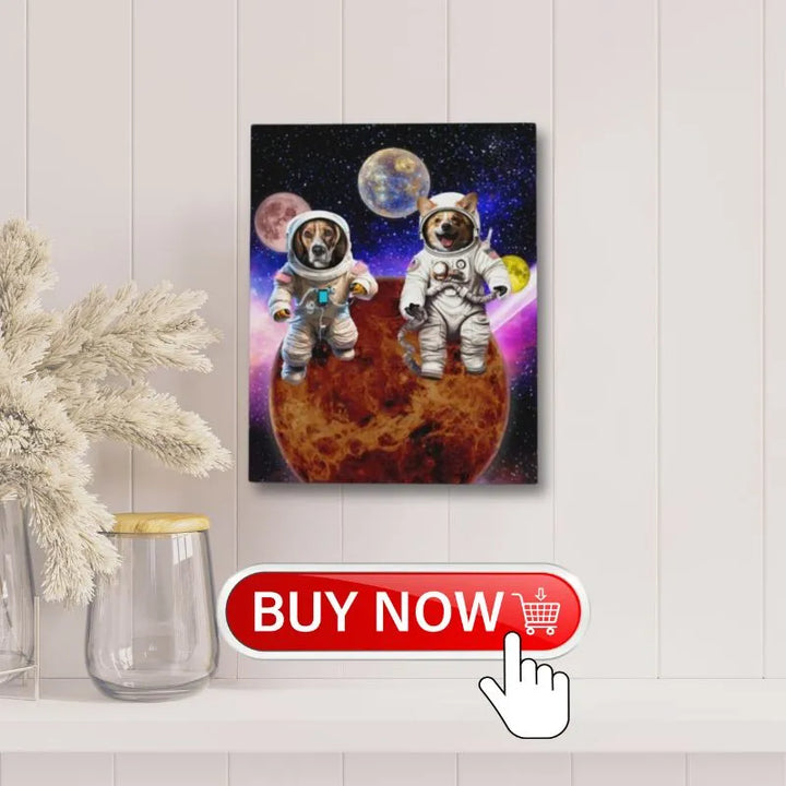 Astronaut Pet portrait picture